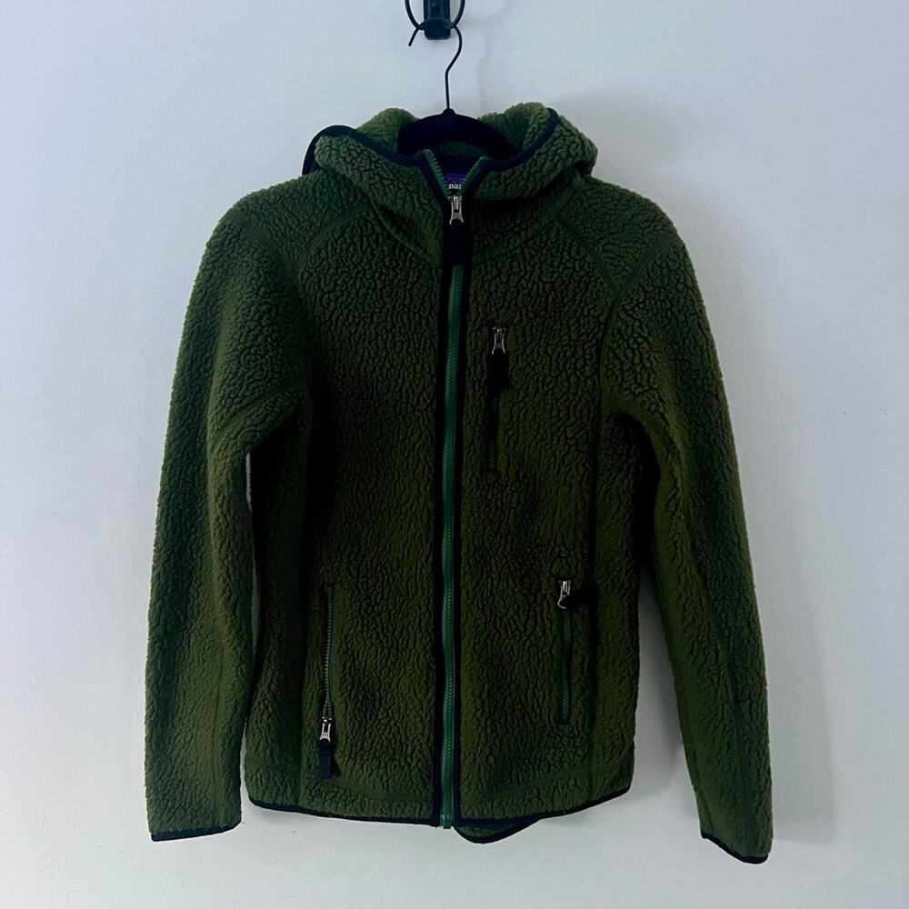 Vintage patagonia fleece jacket green
